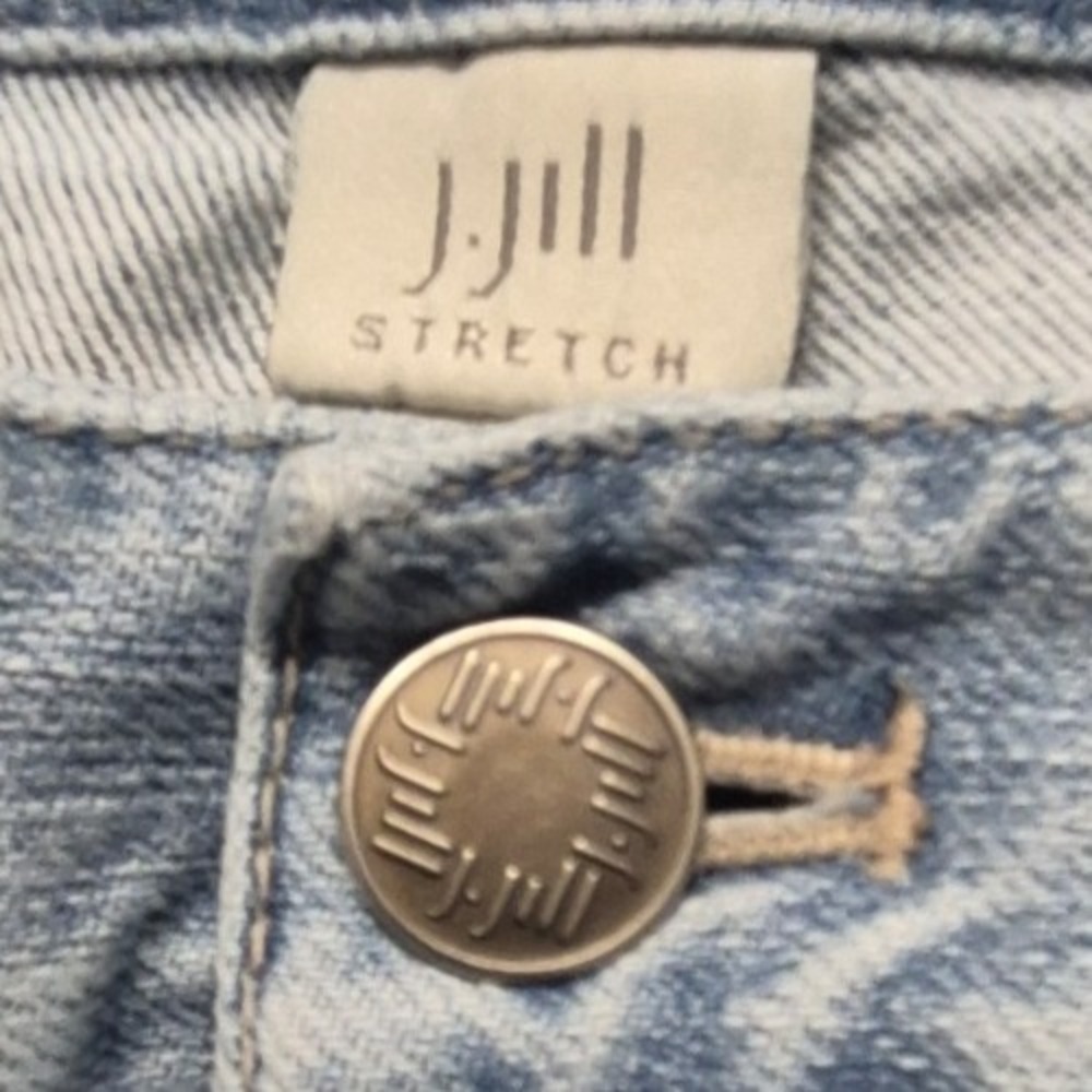 J Jill Stretch women's light wash denim blue jeans sz. 16 Cotton Blend classic - Picture 7 of 11